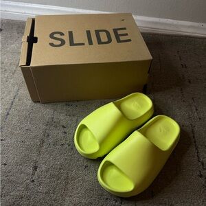 Yezzy Neon Yellow Slide Sandals
